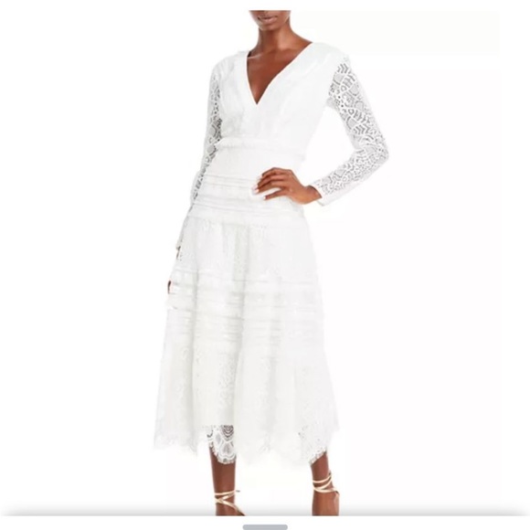 AMAZING Tadashi shoji Nude lace dress💫 - Picture 1 of 9